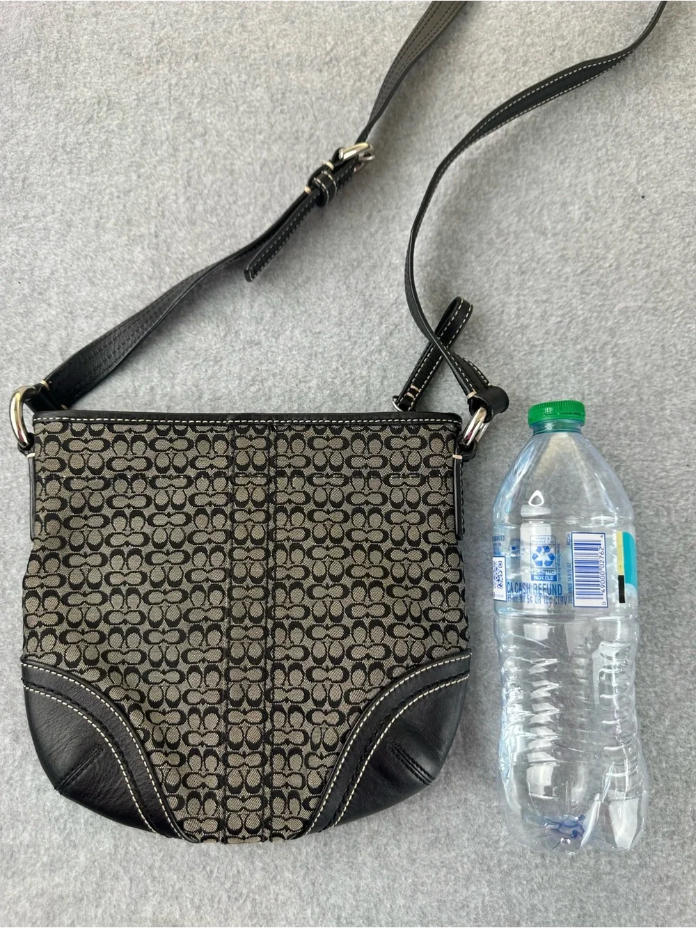 Y2K Coach Soho Signature Swingpack Crossbody Bag & Coin Purse Small C Monogram